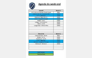 Agenda du week-end