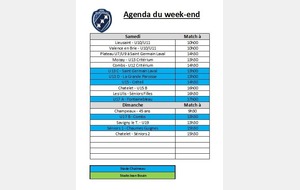 Agenda du week-end