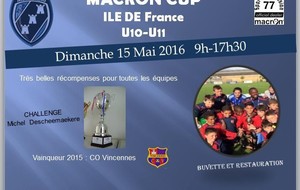 Recherche bénévoles pour la &quot;MACRON CUP&quot;