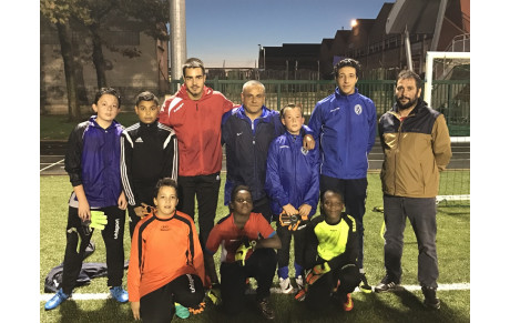 Théo Hamelin en visite au club ! 