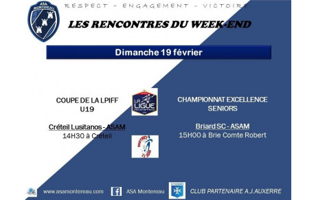 Agenda du week-end !